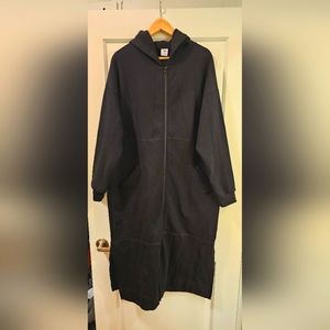 Long Hooded Zip Up Sweater
